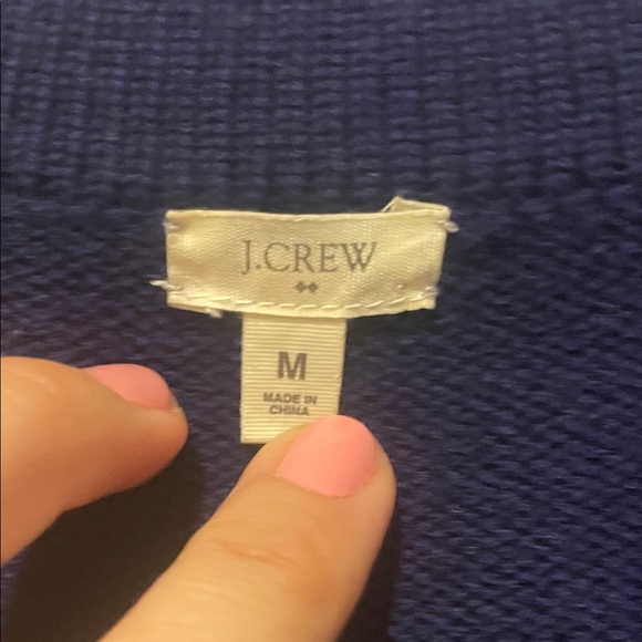 JCREW button detail Women's Navy Blue Wool Jacket M - Picture 4 of 9